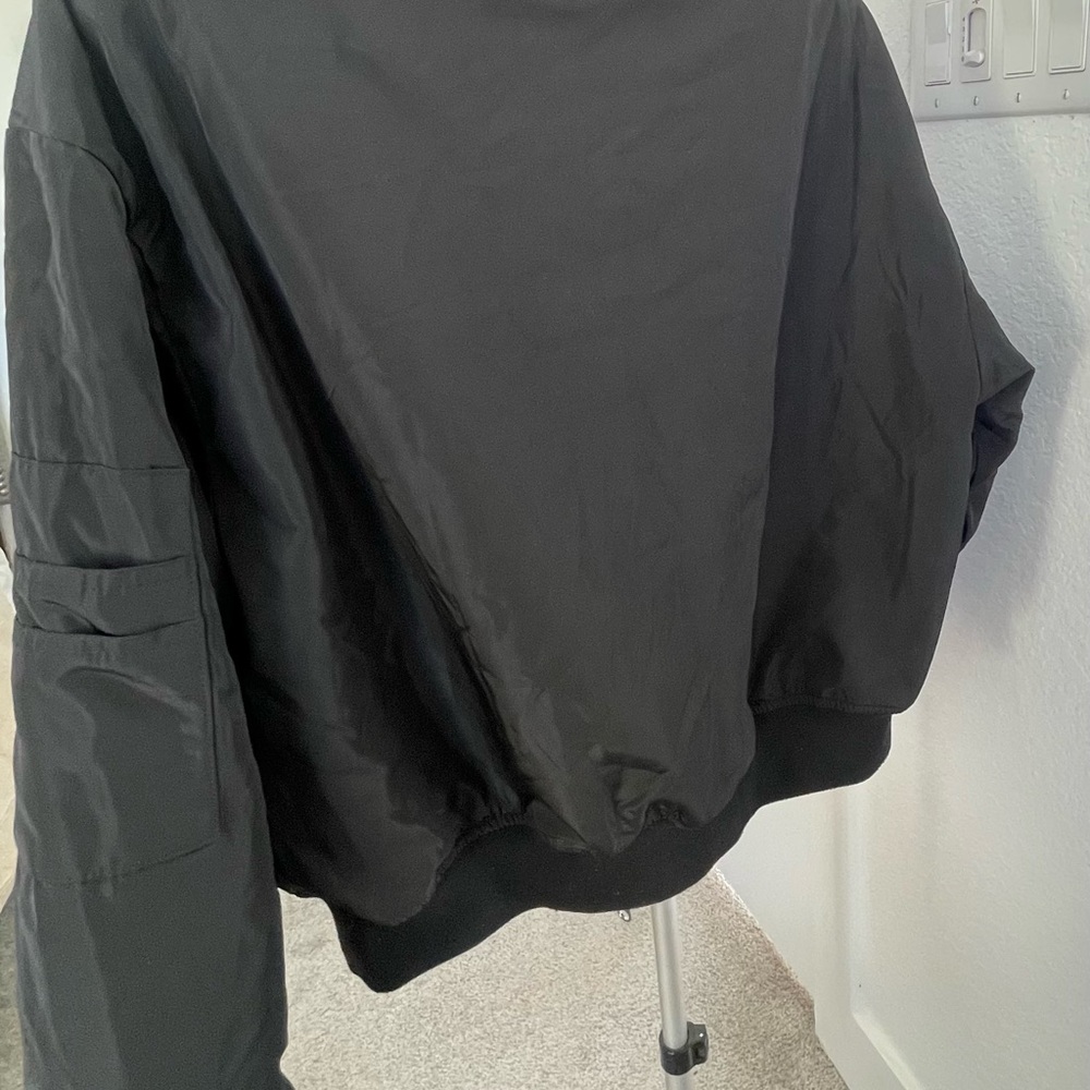 Mango Black Bomber Jacket - Picture 5 of 5